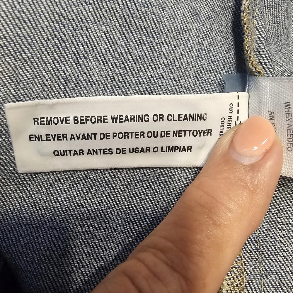 Relativity Jean Jacket NWOT - Picture 8 of 9
